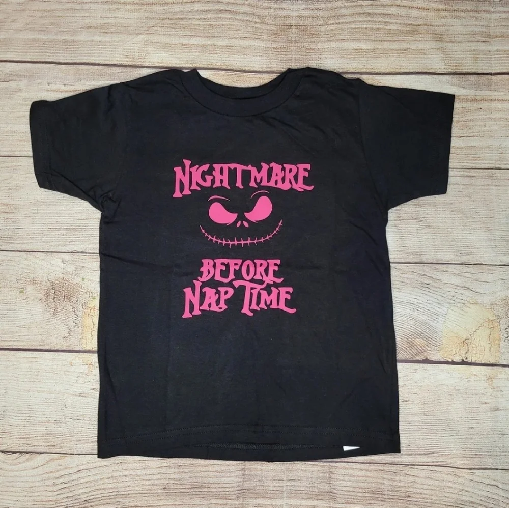 Nightmare before christmas Jack skellington naptime tee shirt